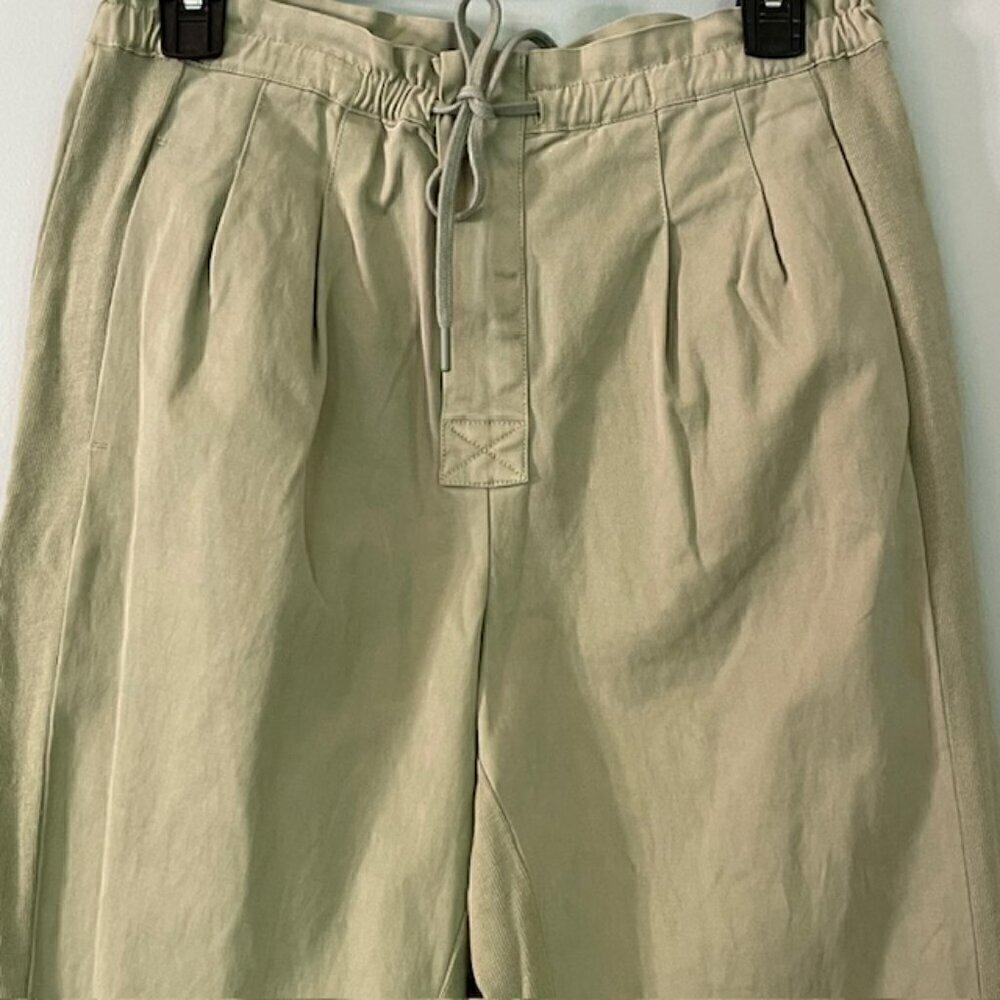 ALICE + OLIVIA High Rise Sage Green Flowy Twill Tapered Pants NWT Small - Picture 5 of 9